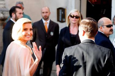 Ivanka Trump arrive au mariage de Misha Nonoo à Rome, le 20 septembre 2019.