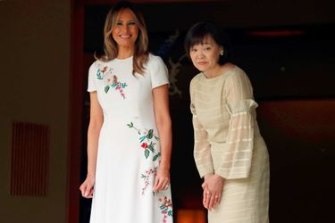 Melania Trump et Akie Abe à Tokyo, au Japon, le 27 mai 2019.