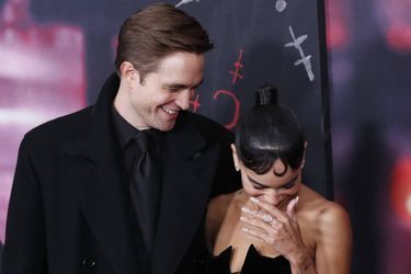 Robert Pattinson et Zoë Kravitz à l'avant-première du film «The Batman» à New York le 1er mars 2022