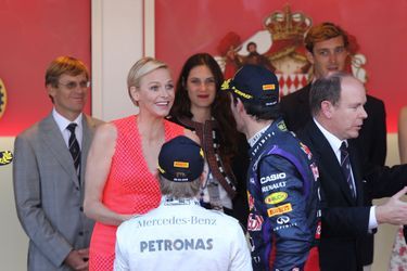 La famille de Monaco réunie pour le grand prix  
