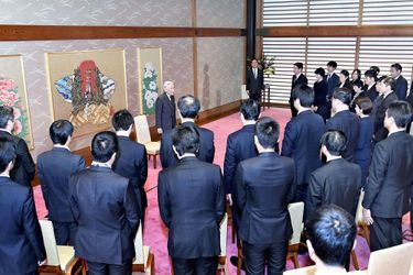 L&#039;empereur Akihito du Japon lors de sa conférence de presse de fin d&#039;année à Tokyo, le 20 décembre 2017