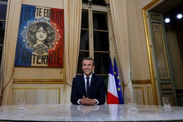 Emmanuel Macron à l&#039;Elysée en octobre dernier. 