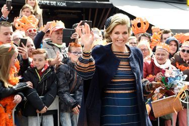 La reine Maxima des Pays-Bas à la Fête du Roi à Tilburg, le 27 avril 2017