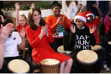 La duchesse de Cambridge, née Kate Middleton, au Anna Freud Centre, le 15 décembre 2015