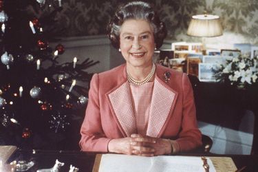 La reine Elizabeth II pour ses voeux de Noël 1989