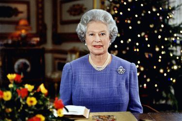 La reine Elizabeth II pour ses voeux de Noël 1997