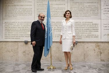 La reine Letizia d&#039;Espagne nommée ambassadrice spéciale de l&#039;ONU pour la FAO à Rome, le 12 juin 2015