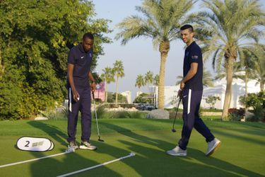 A Doha, les joueurs du PSG en toute décontraction