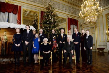 La famille royale de Belgique à Bruxelles, le 18 décembre 2019
