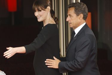 Carla Bruni et Nicolas Sarkozy à Deauville, en mai 2011.
