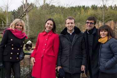 Emmanuel et Brigitte Macron au Zoo de Beauval