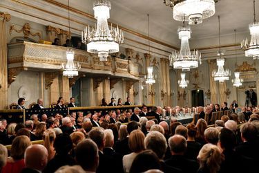 La famille royale de Suède à Stockholm, le 20 décembre 2017