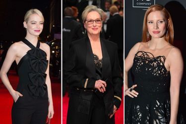 Emma Stone, Meryl Streep, Jessica Chastain opteront pour le noir aux Golden Globes 2018