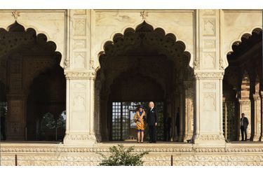 La reine Silvia et le roi Carl XVI Gustaf de Suède à New Delhi, le 2 décembre 2019