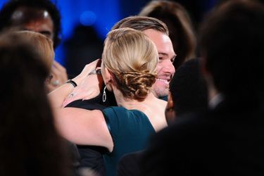 Kate Winslet et Leonardo DiCaprio aux SAG Awards 2016.