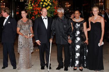 Avec la famille royale de Monaco, en septembre 2007