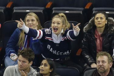 Gigi Hadid supporte les Rangers