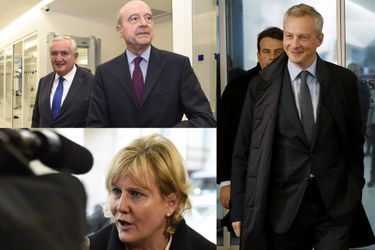 Jean-Pierre Raffarin, Alain Juppé, Nadine Morano et Bruno Le Maire étaient présents, lundi soir, lors du bureau politique des Républicains.