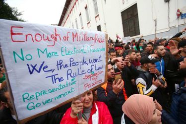 Manifestation à Alger, le 13 décembre 2019.