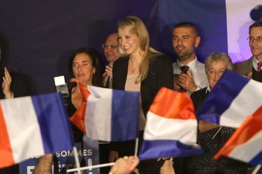 Marion Maréchal-Le Pen après les résultats du premier tour. 