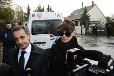 Nicolas Sarkozy et Carla Bruni-Sarkozy, le 8 décembre 2017.