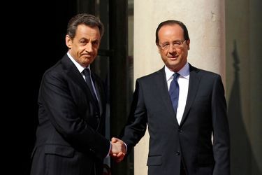 Nicolas Sarkozy et François Hollande 