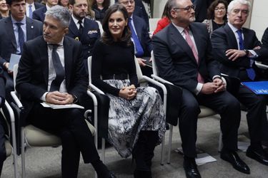 La reine Letizia d&#039;Espagne à Madrid, le 12 décembre 2019