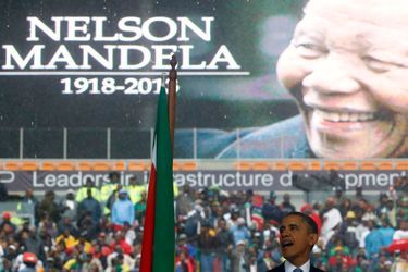 Un monde uni pour l'hommage à Mandela  - Obama, Hollande et Sarkozy, Charlène...