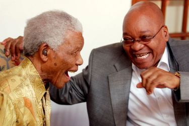 Avec Jacob Zuma, en février 2010