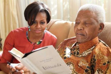 Avec Michelle Obama, en juin 2011