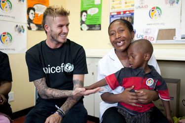 David Beckham, en décembre 2009 à Cape Town