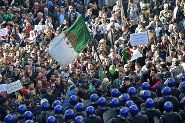Manifestation à Alger, en Algérie, le 11 décembre 2019.