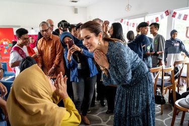 La princesse Mary de Danemark à Yogyakarta, le 3 décembre 2019