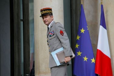 Le général Pierre de Villiers à l&#039;Elysée, le 13 juillet dernier.