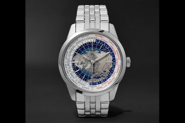 Geophysic Universal Time 41mm Stainless Steel Watch