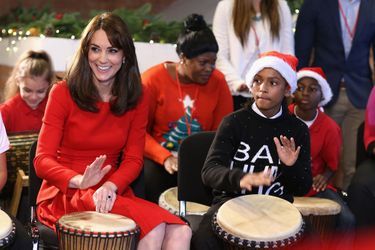 Kate Middleton en photos - Kate, un tamtam pour appeler le père Noël