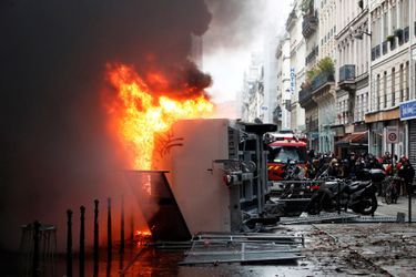 Des incidents ont éclaté jeudi peu avant 16h00 à Paris. 
