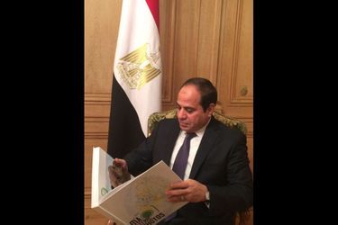 Abdel Fattah Al-Sissi, président de l&#039;Egypte