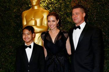 Angelina Jolie, Brad Pitt et leur fils Maddox
