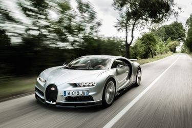 La Bugatti Chiron est produite à 500 unités, à raison de 70 exemplaires chaque année