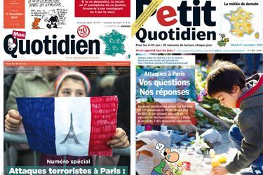 Les magazines d'actualité dédiés aux enfants sortent chaque jour des numéros spéciaux suite aux attentats du 13 janvier.