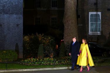Donald et Melania Trump arrivant à Downing Street, le 3 décembre 2019.