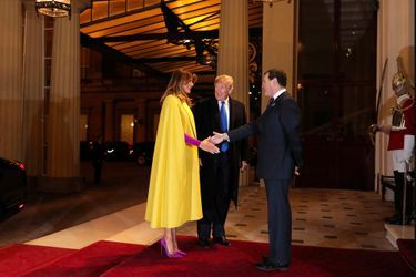 Donald et Melania Trump accueillis à Buckingham Palace, le 3 décembre 2019.