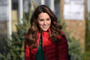 Kate Middleton en visite à Prestwood (comté de Buckinghamshire) pour l&#039;association Family Action, qui vient en aide aux enfants et aux familles défavorisées, le 4 décembre 2019