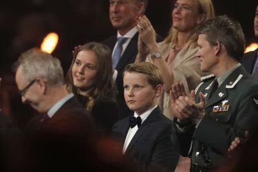 La princesse Ingrid Alexandra de Norvège et le prince Sverre Magnus à Oslo, le 11 décembre 2017