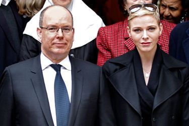 La princesse Charlène et le prince Albert II de Monaco à Monaco, le 17 novembre 2015 