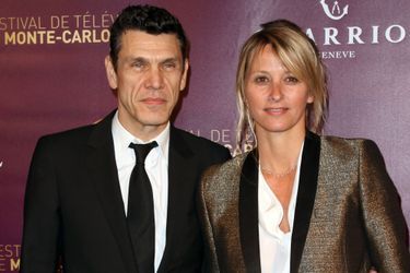 Marc Lavoine et sa femme, Sarah, à Monaco en 2013. 