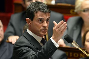 Manuel Valls à l&#039;Assemblée nationale, le mercredi 18 novembre.