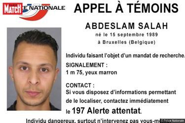Salah Abdeslam avait été localisé, par la téléphonie, à proximité de Montrouge, à Châtillon, le 13 novembre au soir