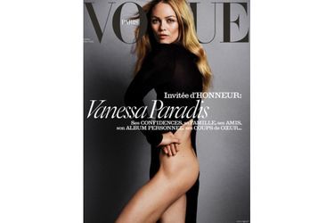 Pour l&#039;édition du mois de décembre de &quot;Vogue Paris&quot;, Vanessa Paradis se découvre d&#039;un fil.